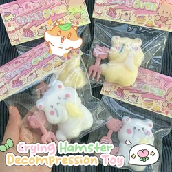 Cartoon Hamster Mochi Pinching Toy Squishy Toy Cute Mouse Pinching Slow Rebound Decompression Toy Stress Release Gifts