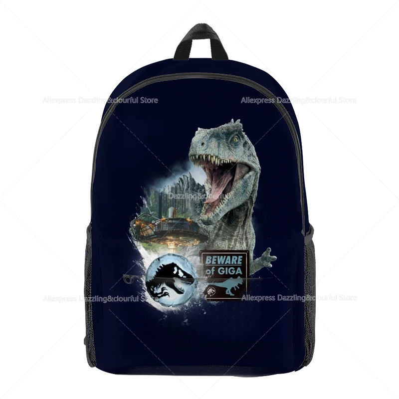 

Cartoon Popular Funny Dinosaur Dragon pupil Bookbag Notebook Backpacks 3D Print Oxford Waterproof Boys/Girls Travel Backpacks