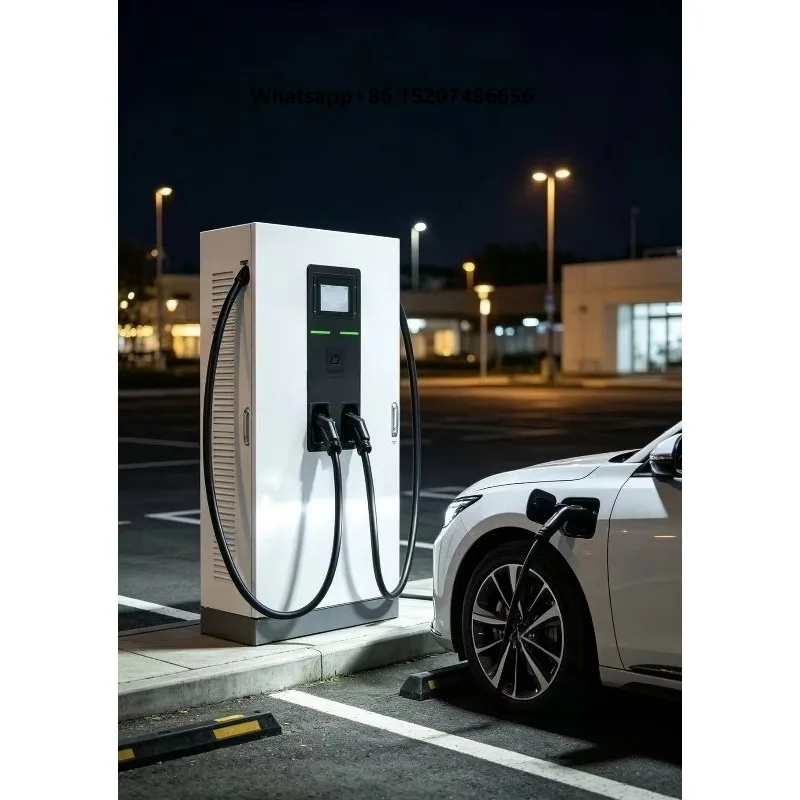 180kW DC EV Fast Charging Pile, IP55 Outdoor Waterproof, 7-inch LED Screen, 200-1000V Output, Max 300A Single Current