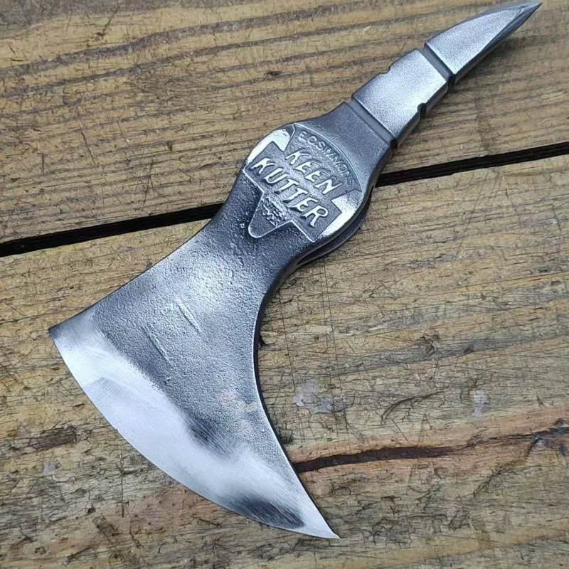 

High-carbon Steel Outdoors Camping Split Firewood Axe Head Woodworking Special Cut Down Trees Axe Head Replaceable Accessories