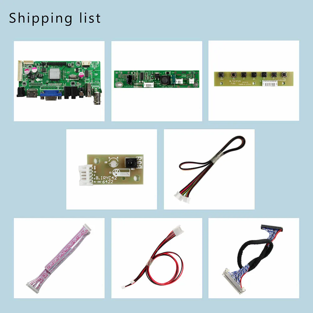 HD MI VGA AV USB PCB Board LCD Controller Board For 21.5 in LM215WF3-SLA1  1920x1080 LCD Screen