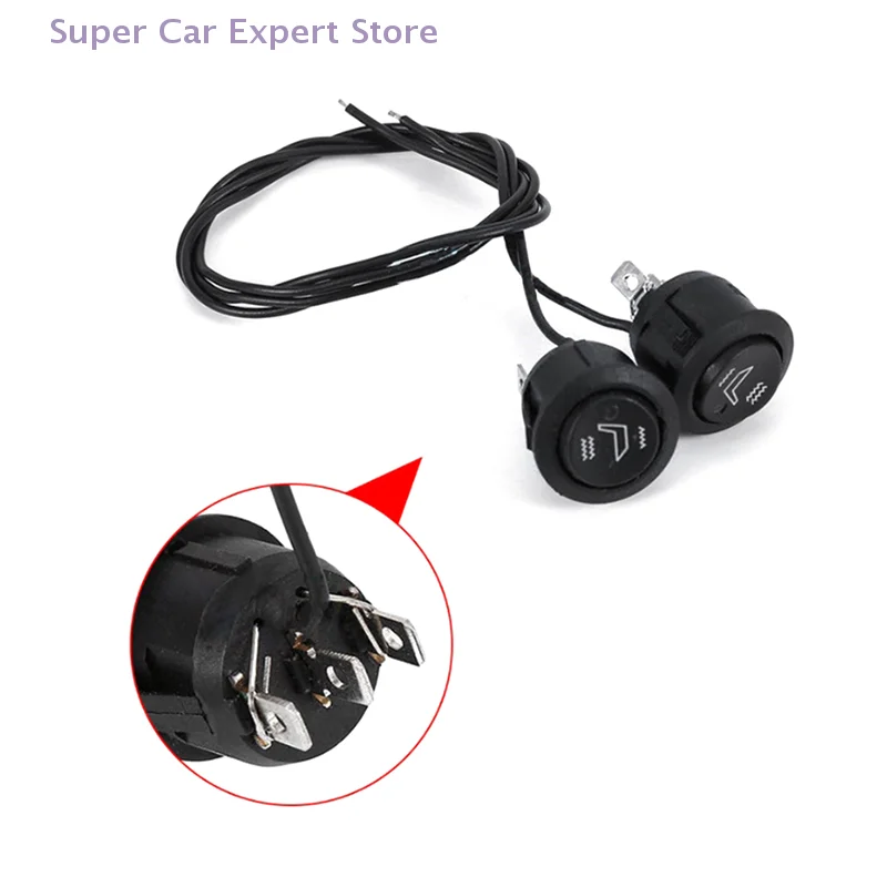 

Car Interior Seat Heating Switch 3-pin Circular Heating Rocker Arm Off Control Universal Replacement Part
