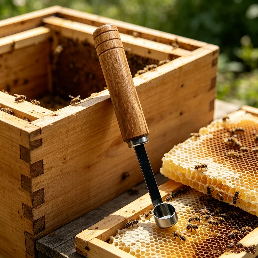 Queen Rearing Tools Intercept The Egg From Honeycomb For Hatch Non Graft Worm Beekeeping Equipment Supplies Wooden Handle