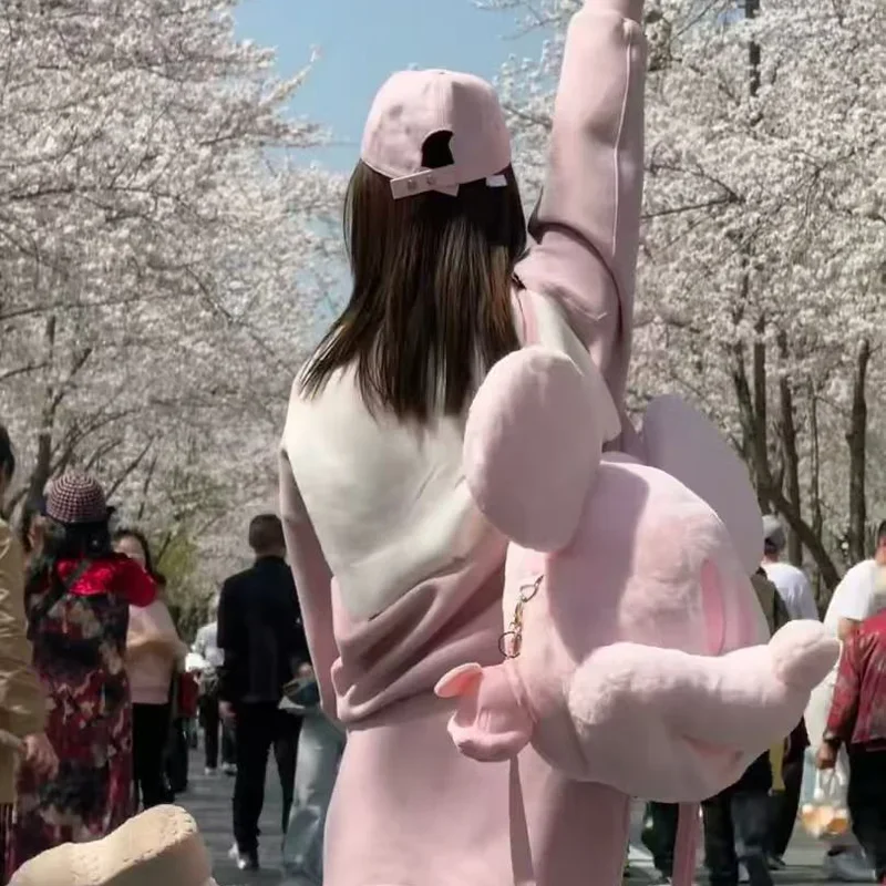 

Рюкзак в стиле кавайного Микки Мауса, дизайн лица, милая школьная сумка в стиле аниме для девочек, милая Лолита, модный подарок на день рождения для девочек