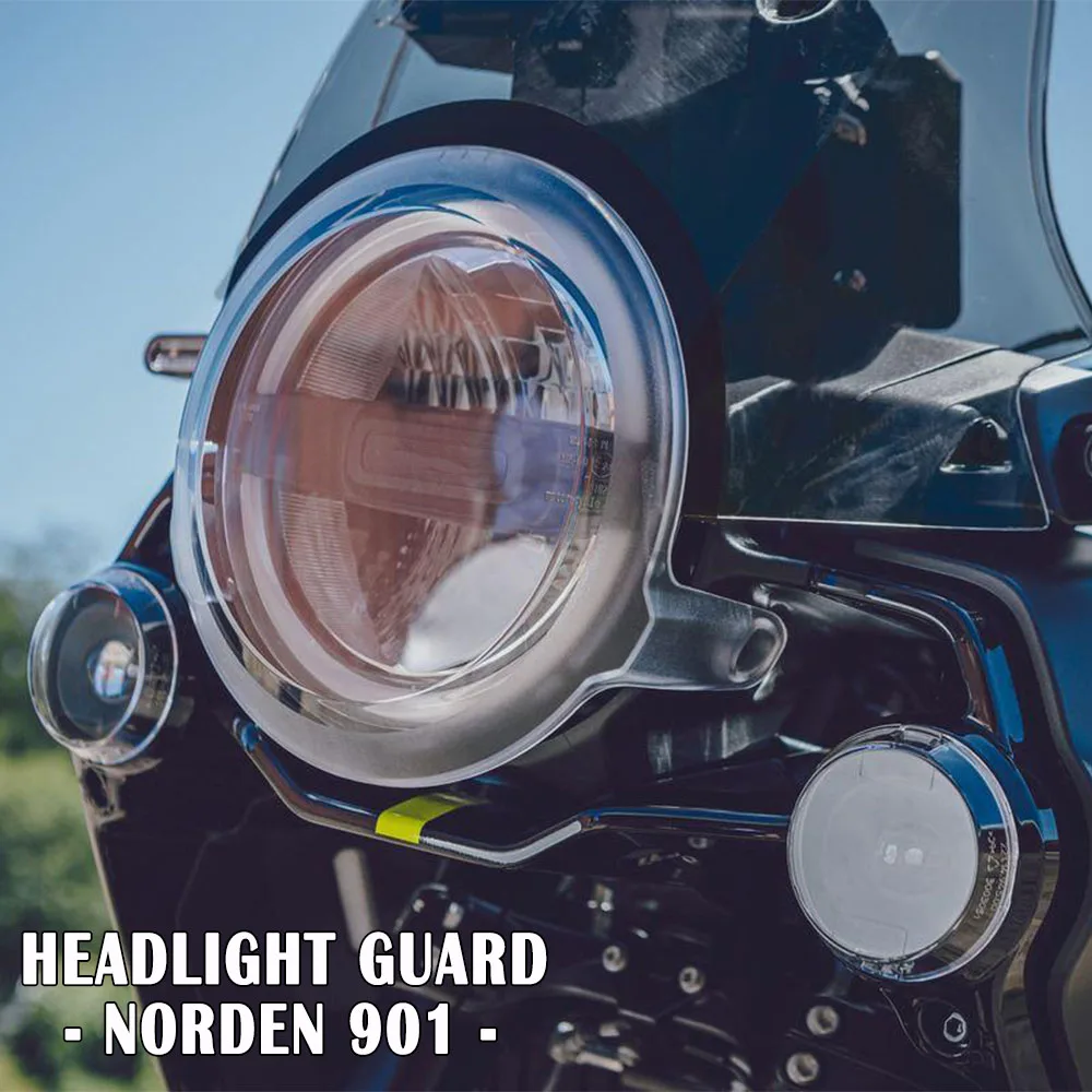 Norden 901 Accessories Headlight Guard For Husqvarna Norden 901 Auxiliary Lamp Protection Cover Headlight Protective Cover