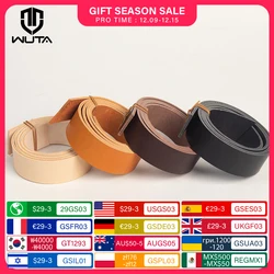 WUTA Vegetable Tanned Leather Belt Blank Shoulder Strap Making Genuine Leather Belt Strip For DIY Backpack Should Bag Handle