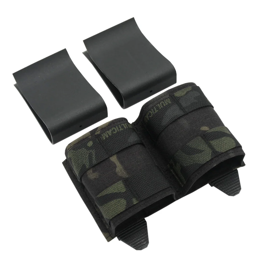 VULPO KYWI สไตล์ยุทธวิธี5.56นิตยสาร Fast วาด Molle M4 Double Mag Pouch สำหรับล่าสัตว์ Airsoft Paintballl