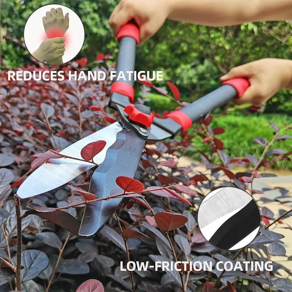 Heavy Duty 3 ชิ้นชุดตัดแต่งกิ่งสวน Loppers กรรไกร Pruners Hedges และพุ่มไม้เครื่องมือดูแลการบํารุงรักษาสนามหญ้า