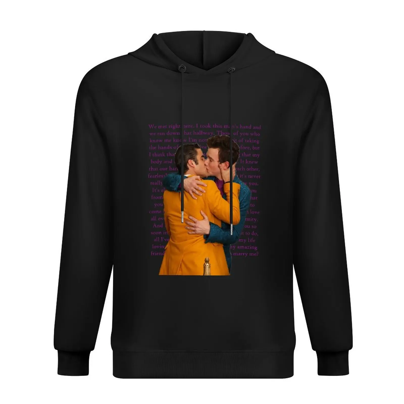 

Klaine Proposal Speech Hoodie autumn jacket men graphic t shirts men men's sweat-shirt set men's winter sweater graphic hoodie