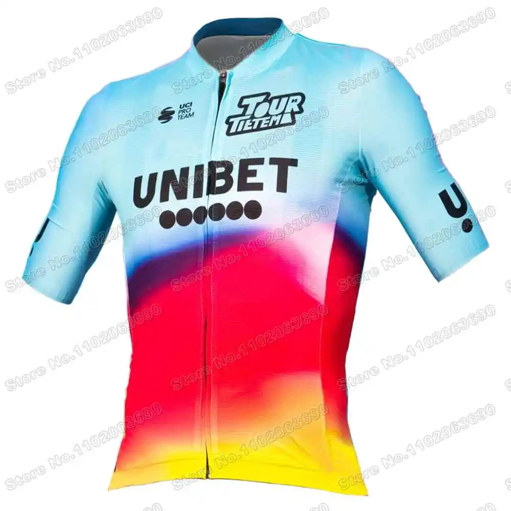 2024 TDT-Unibet Team Cycling Jersey Set Men Cycling Clothing Summer Road Bike Shirts Suit Bicycle Bib Shorts MTB Fietskleding