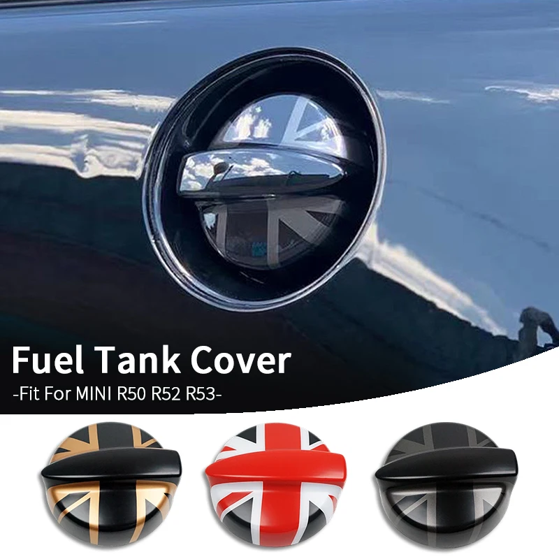 

1PC Car Fuel Tank Cap Cover Decoration Sticker For Mini Cooper R50 R52 R53 Car Exterior Protective Shell For Mini Accessories