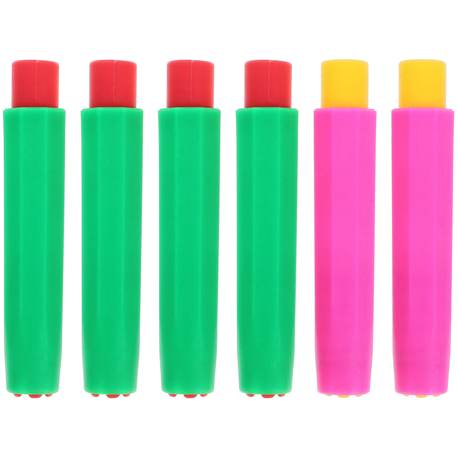 

Набор из 6 автоматических держателей для мела, пластиковый футляр для хранения мела, защитный чехол для мела без пыли для школы, офиса, дома