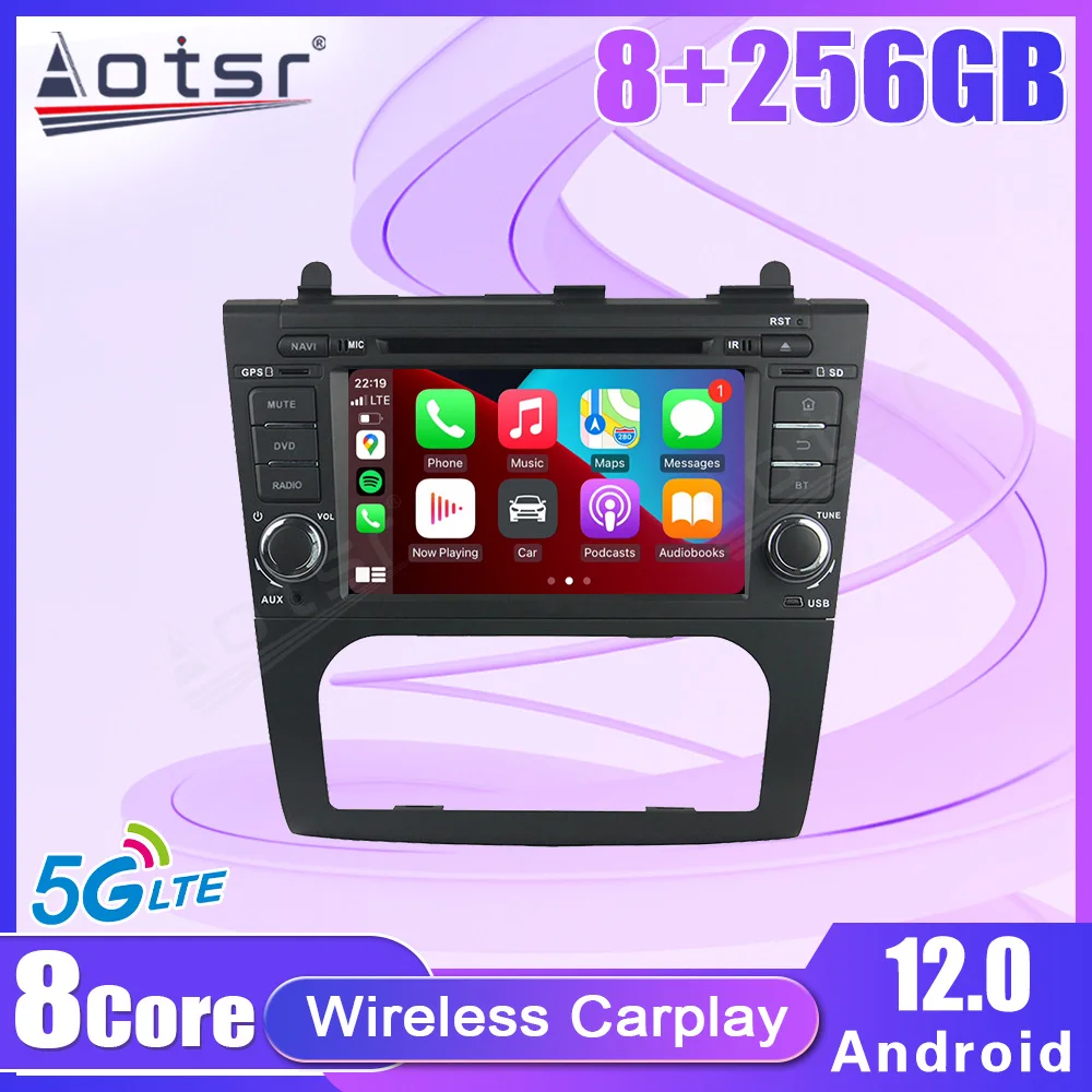 2 Din Android 12 Carplay Car Radio for Nissan altima 2013   2014 Multimedia Video Player QLED screen GPS 5G Auto Stereo 8 core