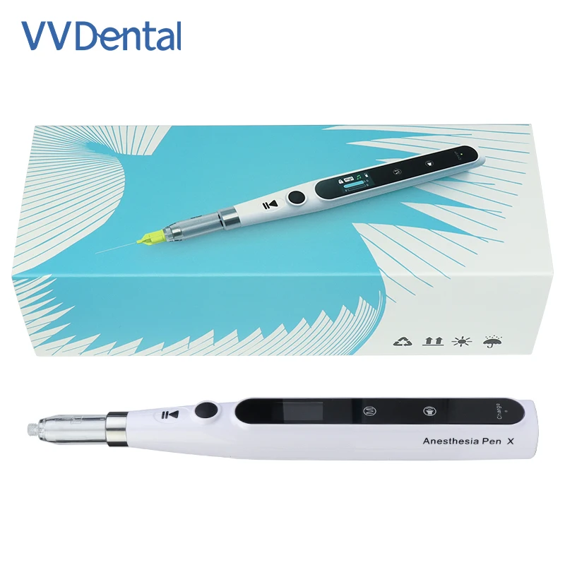 VVDental Oral Anesthesia Injector Portable Painless Wireless Local Anesthesia Operable LCD Display Chargeable & Suction Back