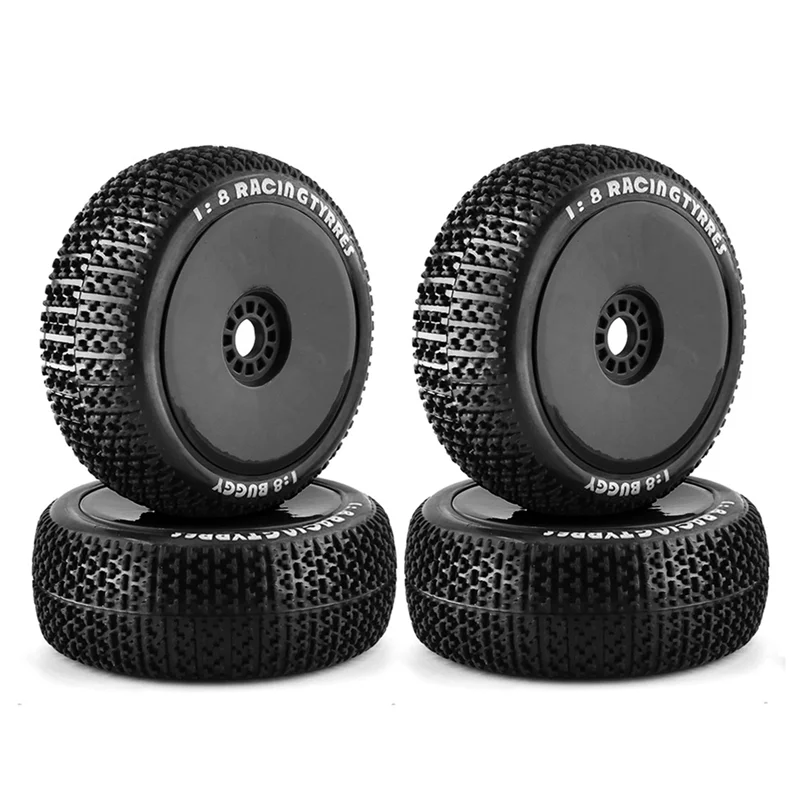 

116Mm 1/8 Scale RC Tires 17Mm Hex RC Wheel and Tire for ARRMA Redcat Team VRX Hobao ,2