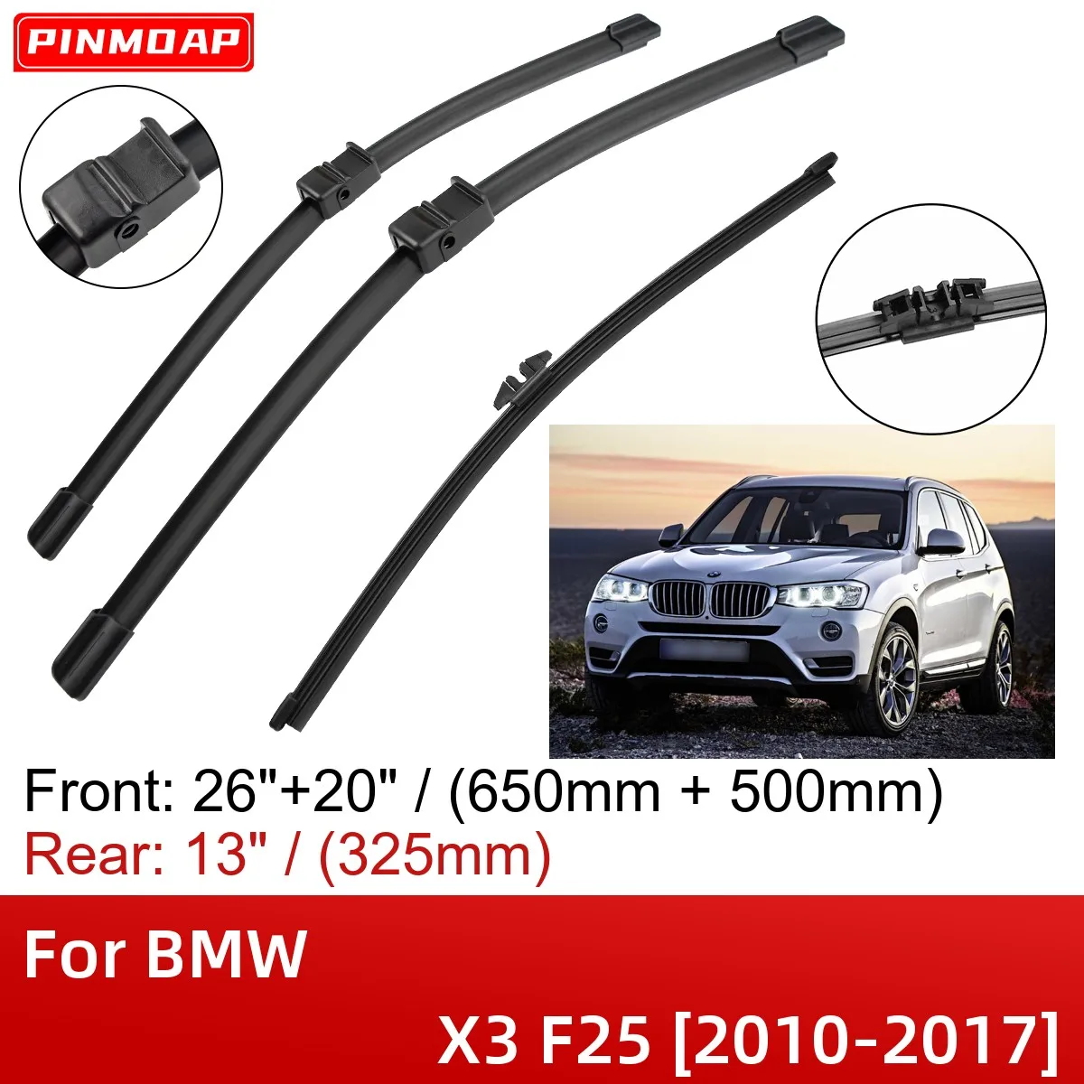 For BMW X3 F25 2010-2017 26\