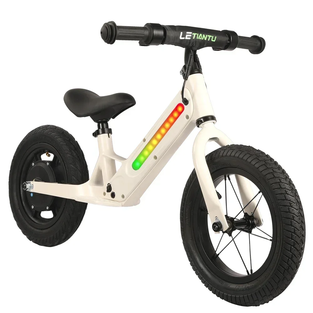 24V 180W electric mini bike for kids with light and music 12 inch balance kids electric bikes