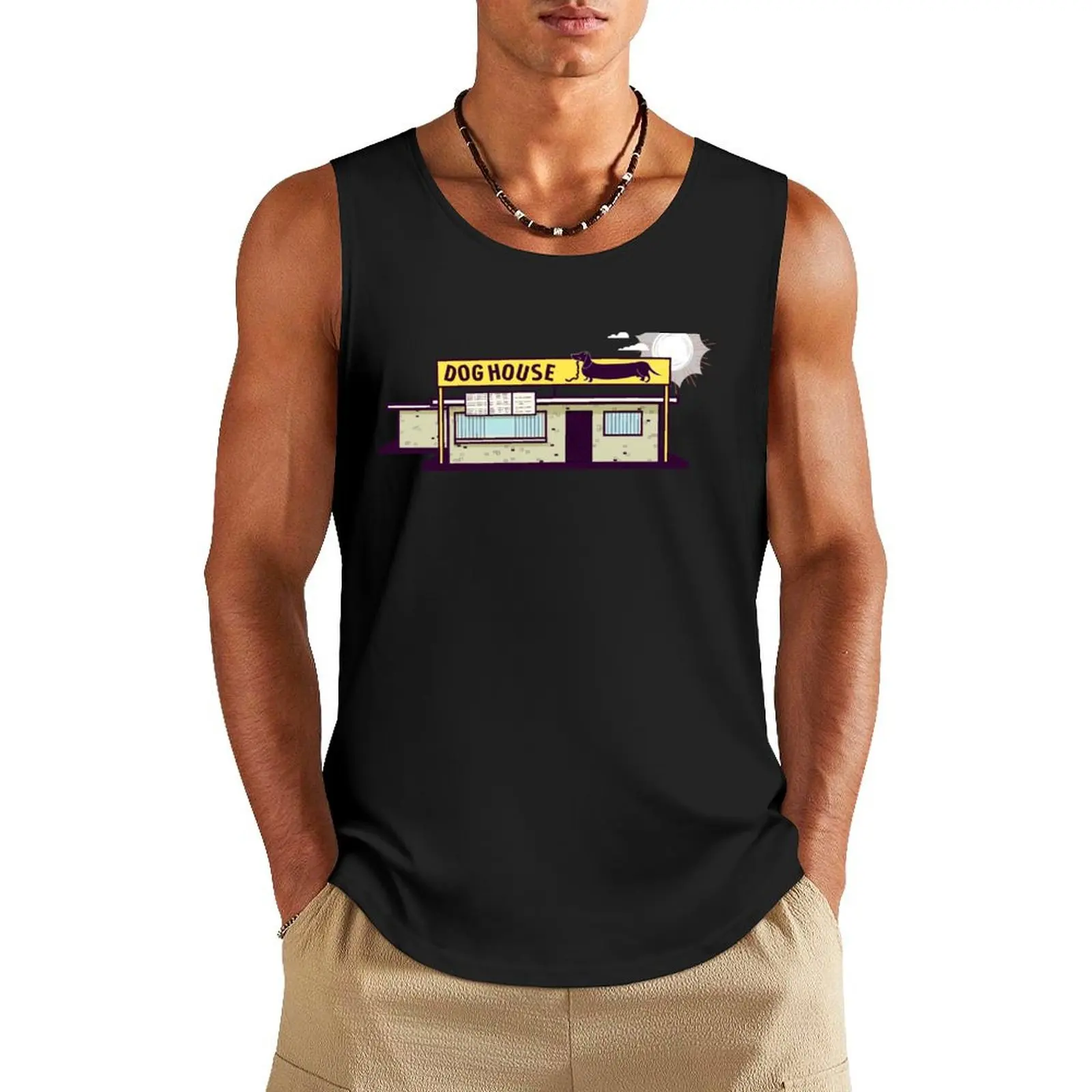 Dog House Albuquerque Tank Top Vest for boy Men's clothes