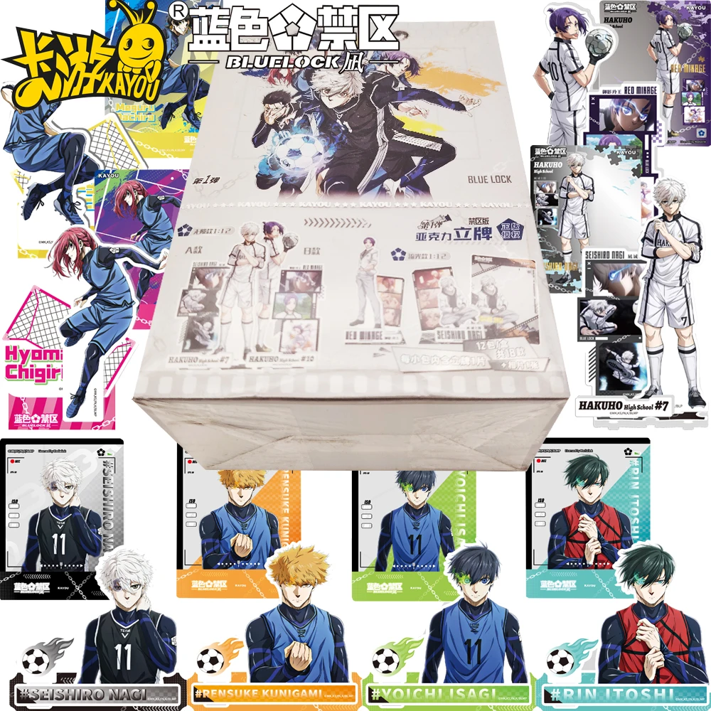 

New Kayou Genuine Blue Lock Anime Chigiri Hyoma Isagi Yoichi Character Photo Card Acrylic Stand Figure Collection Table Toy Gift