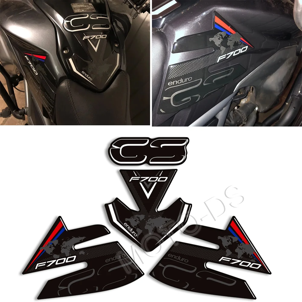 

For F700 F 700 GS GSA ADV Adventure F700GS Motorcycle Accessories Tank Pad Protector Decals Decorative Stickers