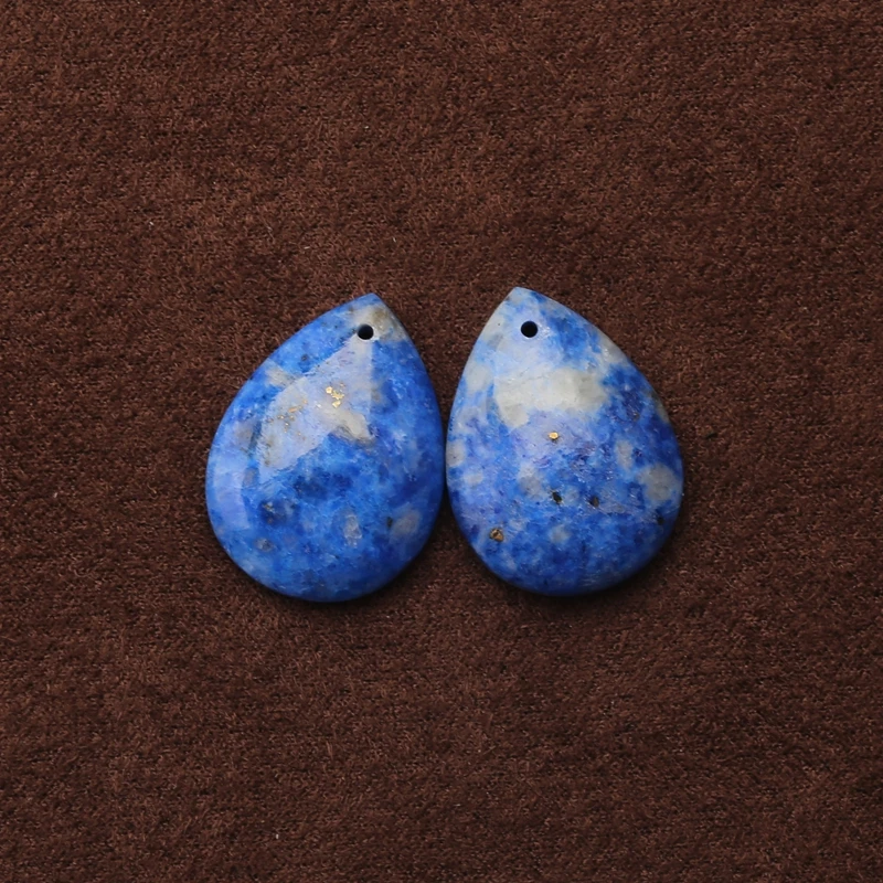 

Natural Lapis Lazuli Waterdrop Flatback Beads for Fashion DIY Jewelry Making Accessories 20x15x5mm 4.7g