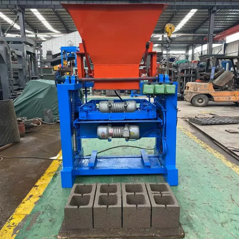 Factory Direct Selling Good Quality and Low Price QT4-26 Brick Making Machinery automatic brick making machine brick grinder mac