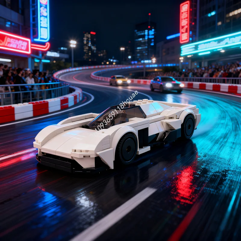 

190 шт. MOC Polestar Synergy, модель автомобиля, строительные блоки, строительная игрушка, сборка рождественских подарков, креативная идея, детский день рождения