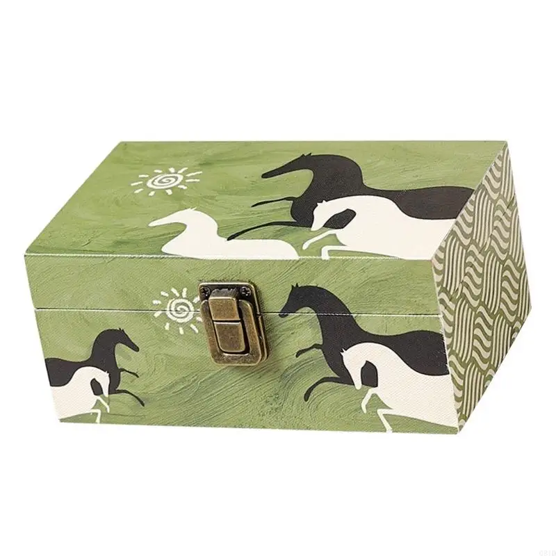 

Деревянные органайзеры для ювелирных изделий Портативный дизайн с экономией места большой емкости