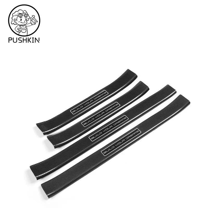 Rear Trunk Bumper Guard Cover Sticker Boot Plate With logo For BYD Seal U SEALION 6 Car Style Protector Decoration Accessories