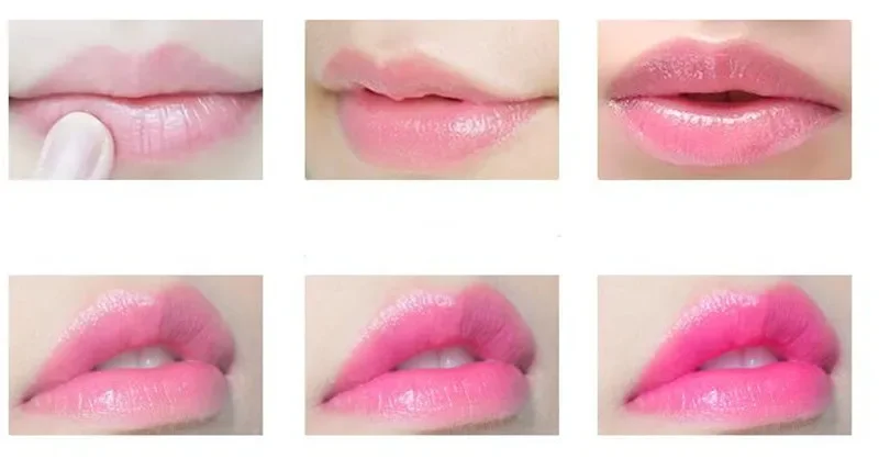 Aloe Vera Lippenstift Batom Natürliche Temperaturänderung Farbe Gelee Lippenstift Langanhaltend feuchtigkeitsspendend nahrhaftes Lippenbalsam-Make-up – Detail 9