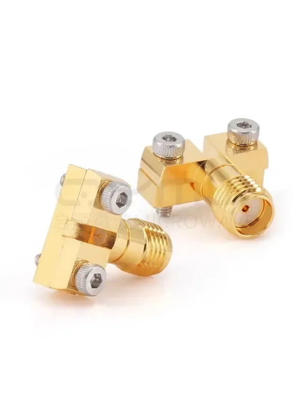 

Qiyuan Microwave SMA-KCD47 RF Connector 26.5G Test PCB Edge Clamp Free Welding