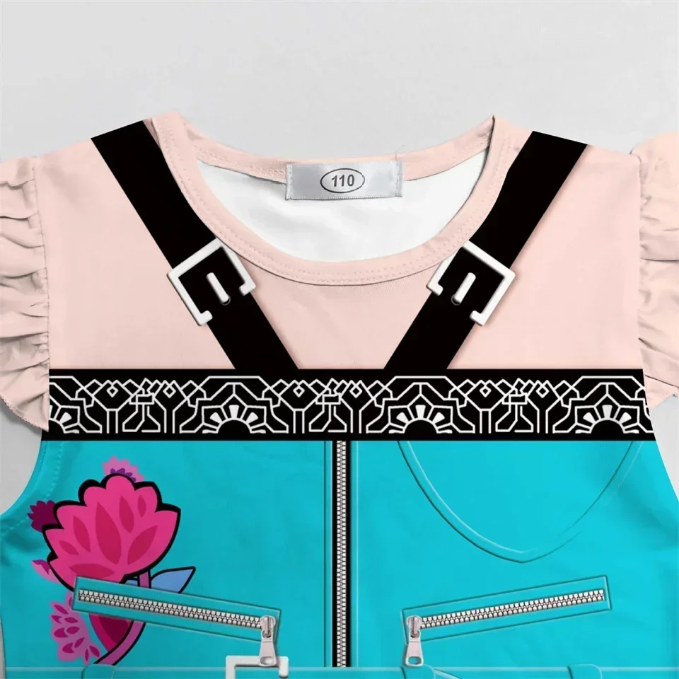 할로윈 2025 영화 악마 퇴치자 코스프레 드레스 소녀용 판타지아 어린이 카니발 파티 가면 무도회 생일 파티 의상