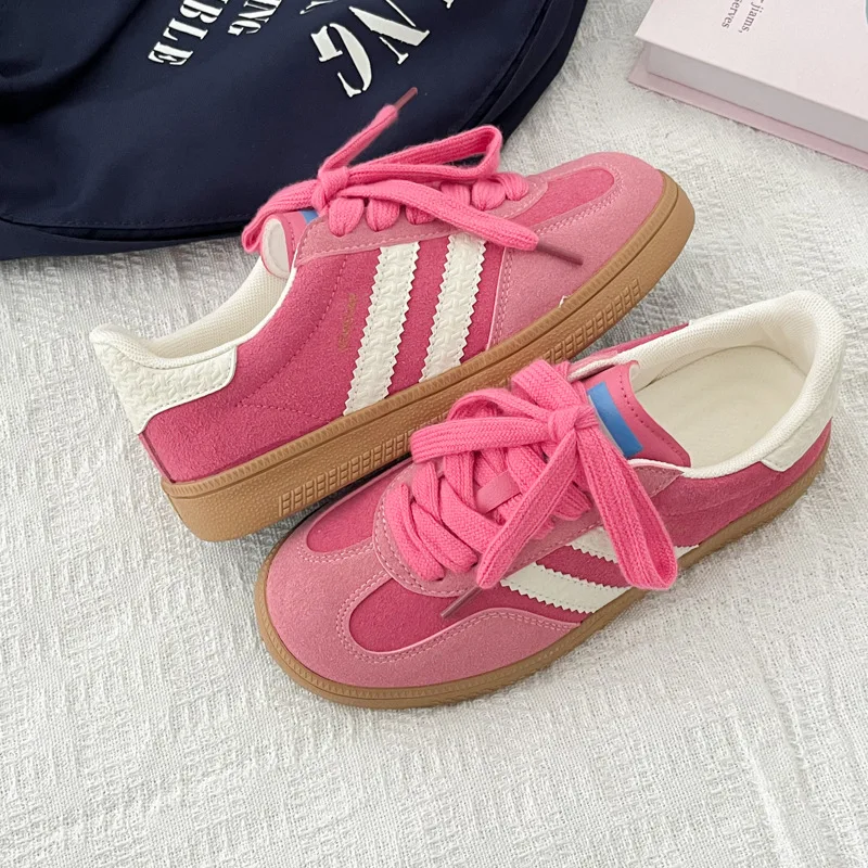 Vintage-style sneakers for women, new style white sneakers, trendy women's sneakers for students, casual sneakers, board shoes view 6