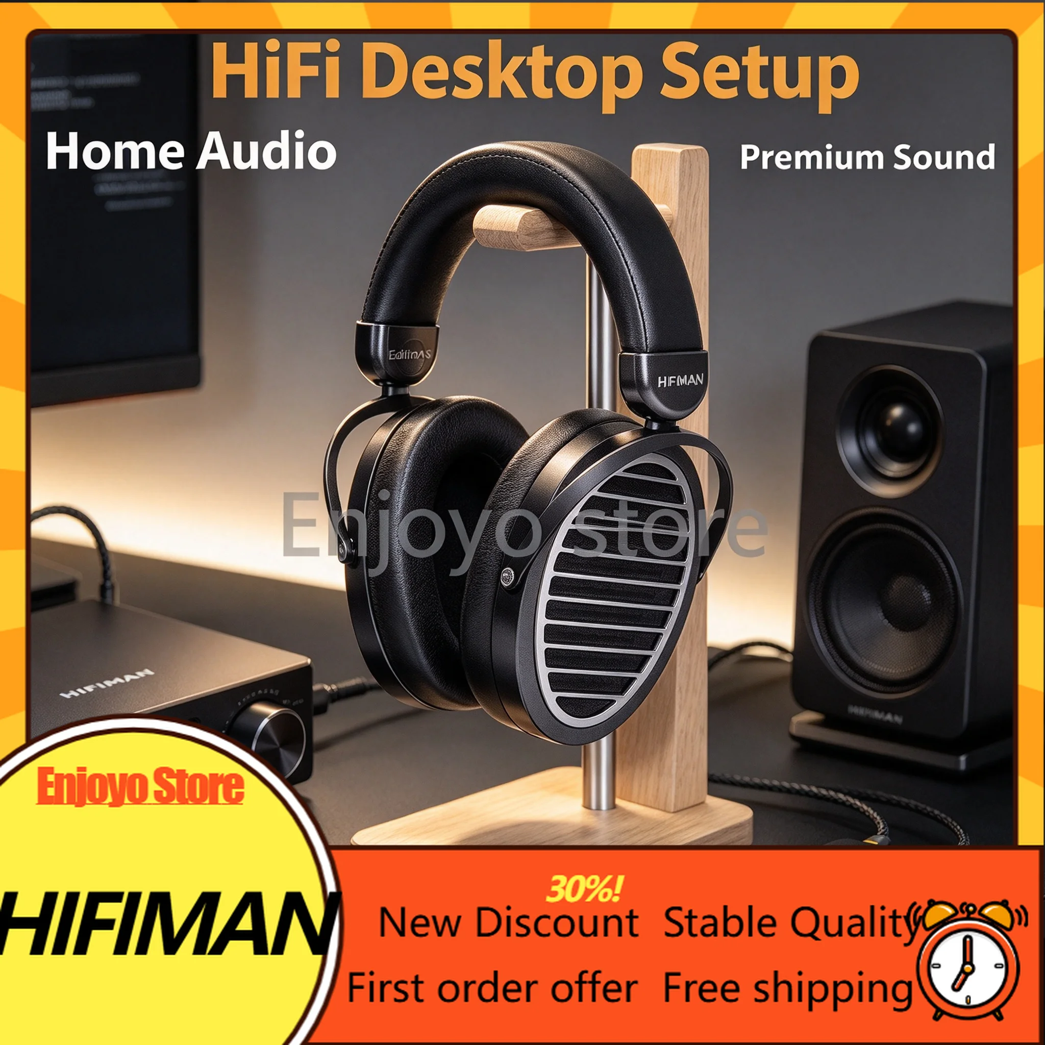 Audiophile Open Back Planar Headphones - Оригинальные планарные магнитные наушники HIFIMAN Edition