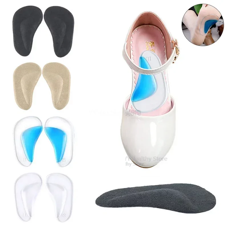 Foot Care Tools Silicone Orthopedic Insoles Flat Foot Arch Support Insert Corrector Shoe Cushion  Plantar Fasciitis Pad