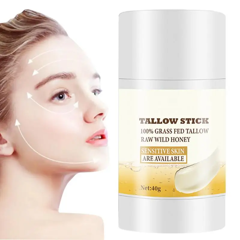 

Бальзам Tallow Beef Tallow Honey Увлажняющий крем для кожи Увлажняющий крем для лица Быстрое впитывание Органический крем для лица с травой отделкой 40 г