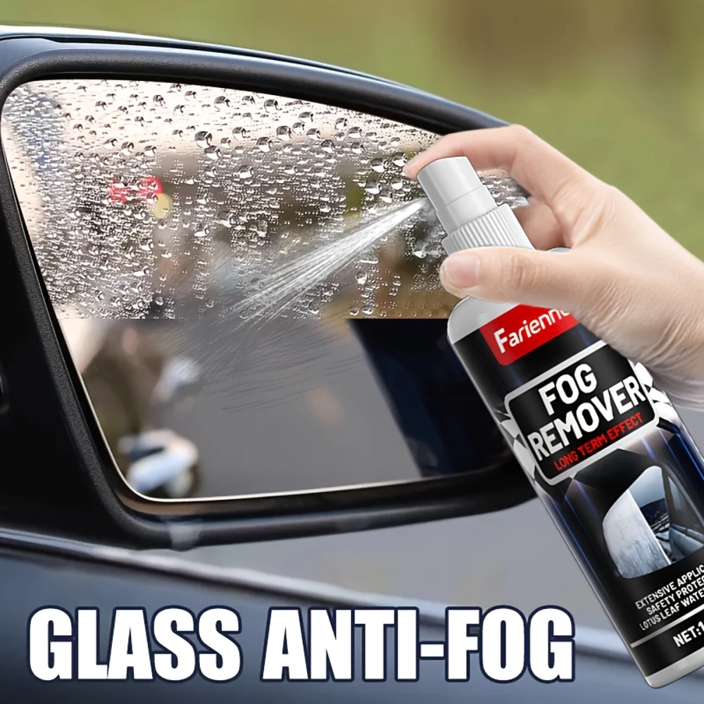 بخاخ FARIENNE Nano المضاد للضباب وإزالة الضباب - تركيبة سريعة الجفاف، تأثير طويل الأمد، 100 مل قاتل ضباب سريع المفعول للسيارة W