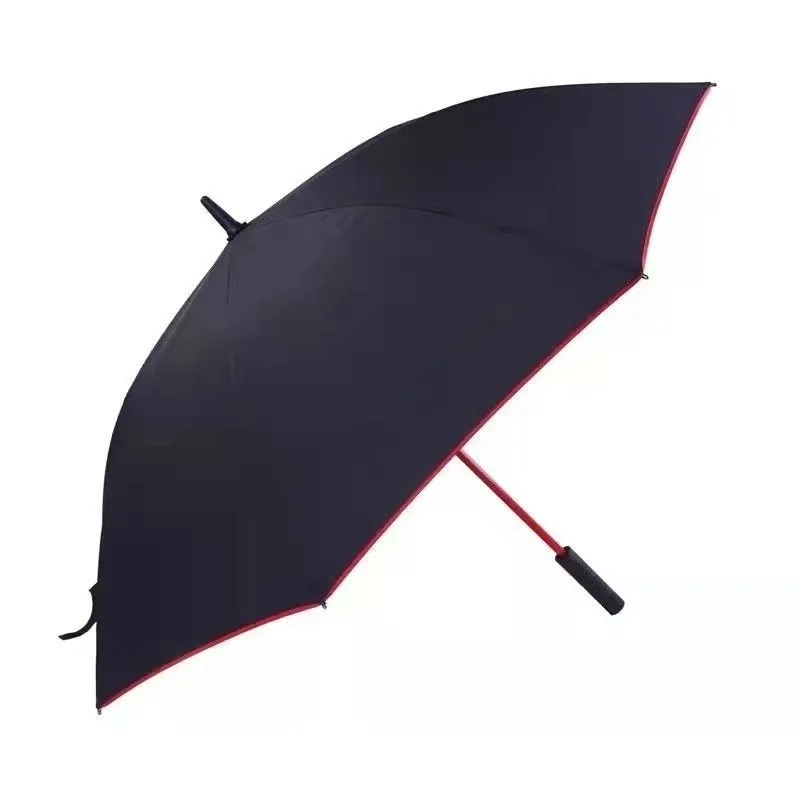 For BMW M Series Long Handle Umbrella Red Bone Tire Pattern Handle Rainproof Windproof Business Advertising Golf Umbrella