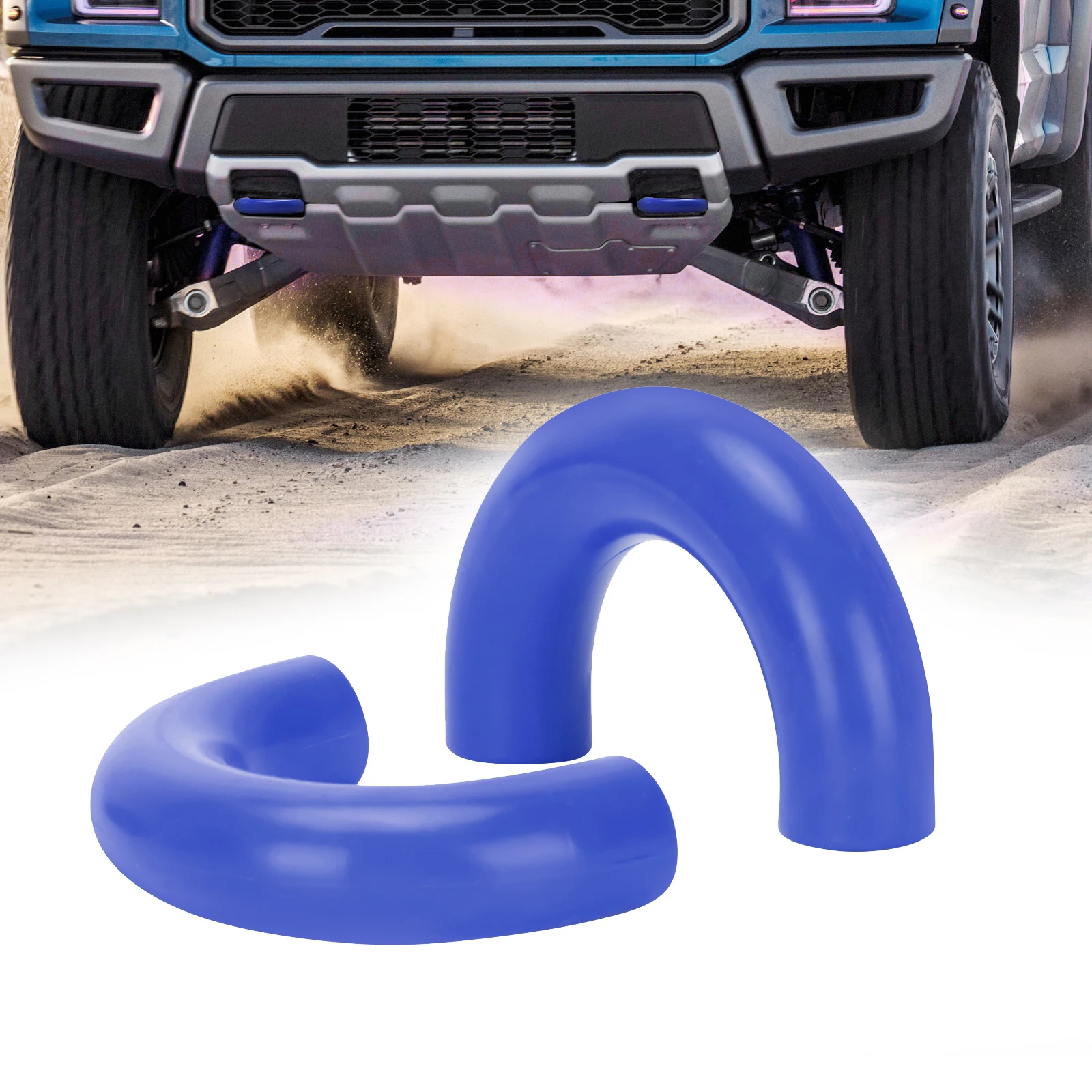 Tow Hooks Covers High Performance Spare Parts Silicone Car Accessories Easy Install for Ford F150 2004-2024 Big Bend 2021-2024