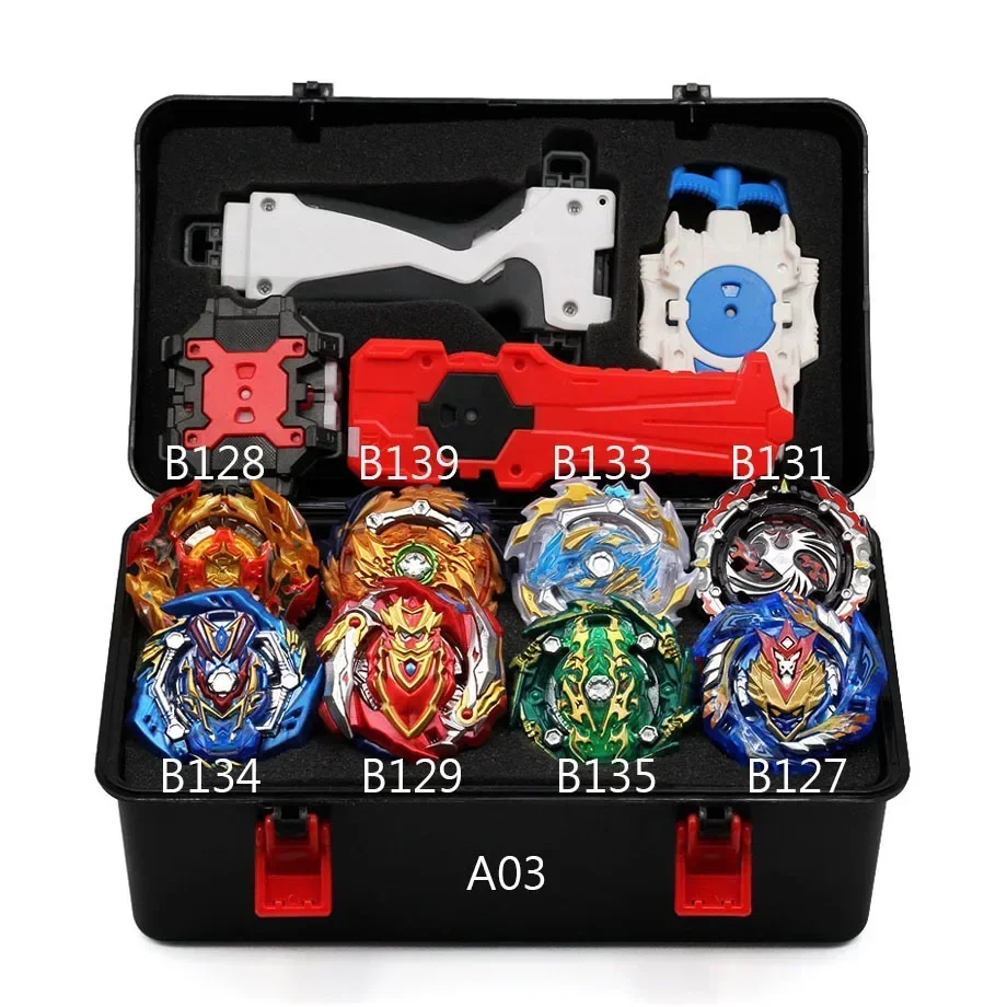 Takara Tomy nowy Beyblade Burst Metal Fusion walka metalowy wzmacniacz pakiet zabawki Grip wyrzutnia pudełka oryginalne