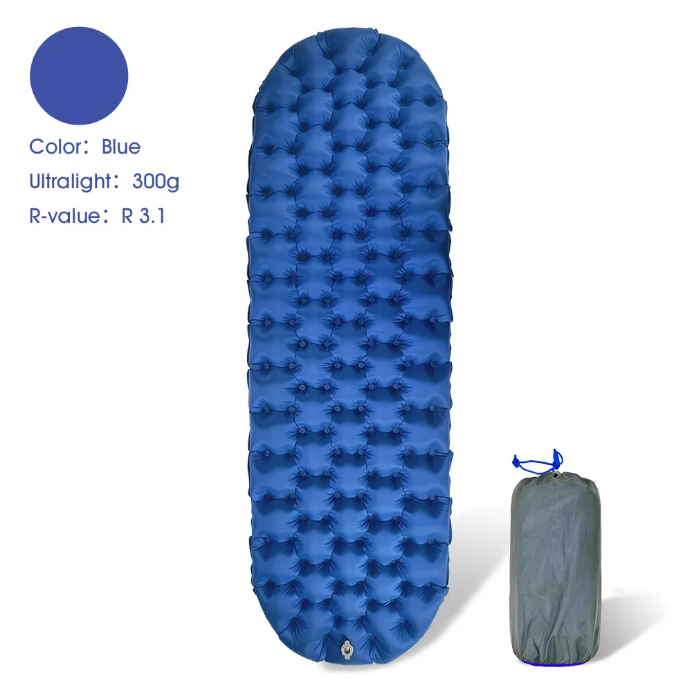 3.1R Value Ultra Lightweight Inflatable Mattress Sleeping Pad Waterproof for Camping Hiking 4 Seasons