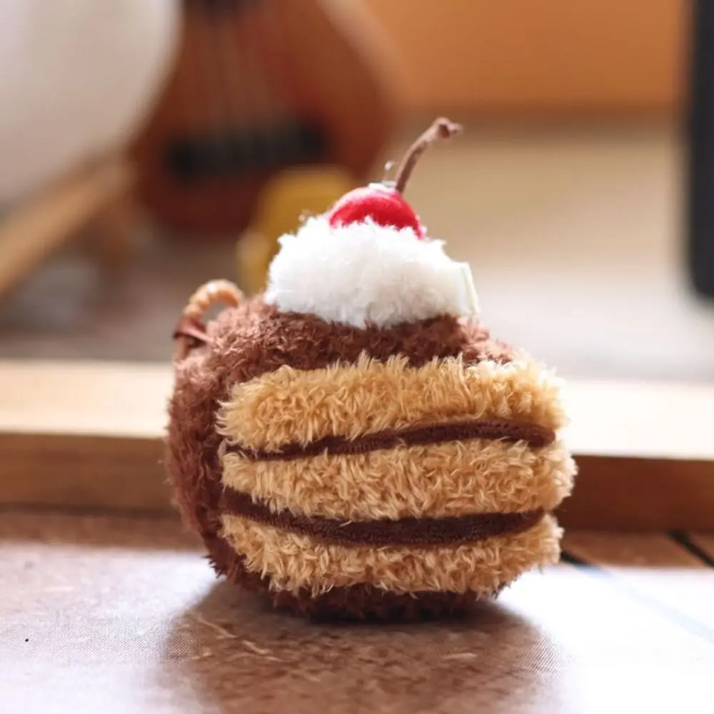 Afternoon Tea Series Cake Dessert Pendant Cookie Cupcake Cartoon Cute Sandwich Cheese Doll 12CM Bag Charm Dessert Plush Keychain