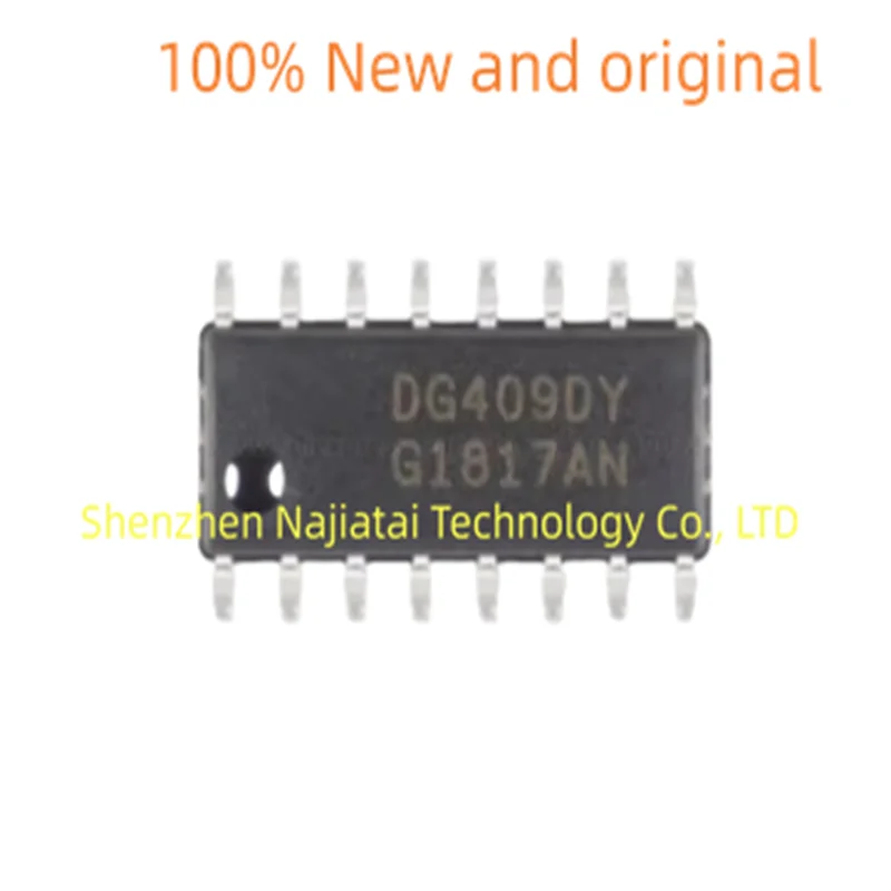 

10PCS/LOT 100% New Original DG409DY-T1-E3 DG409DY-T1 DG409DY DG409 SOP16 IC Chip