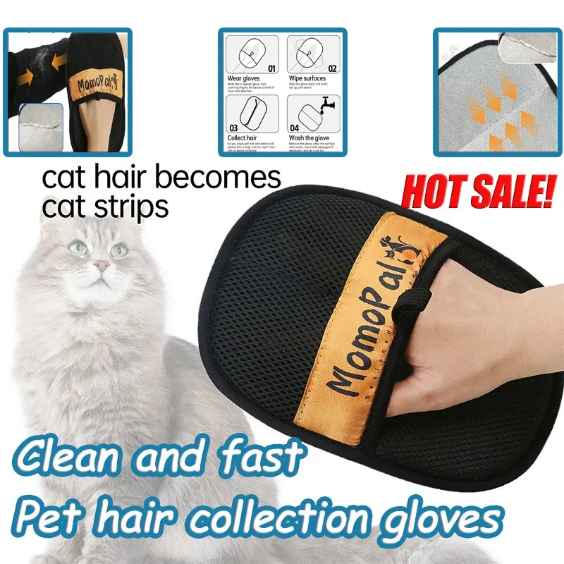 

Pet Hair Cleaning Gloves, Double-sided Multifunctional Beauty Cleaning Tool, Time-saving And Labor-saving, Clean And Tidy