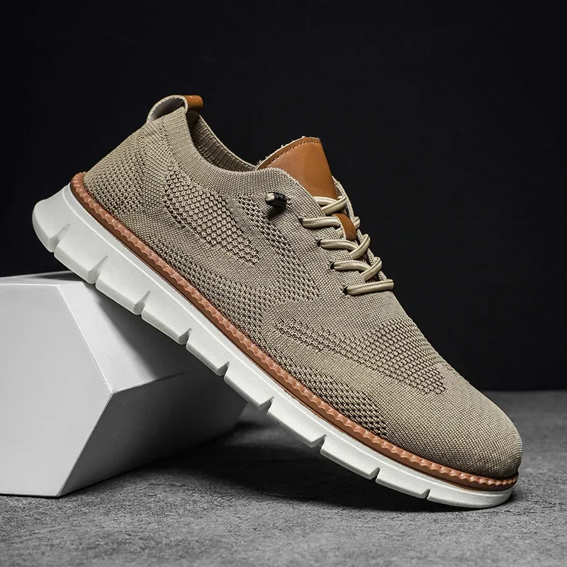 Men Casual Shoes Breeze Stylish Oxfords Fashion Formal Business Urban Shoes for Male Non Slip Dress Sneakers for Party