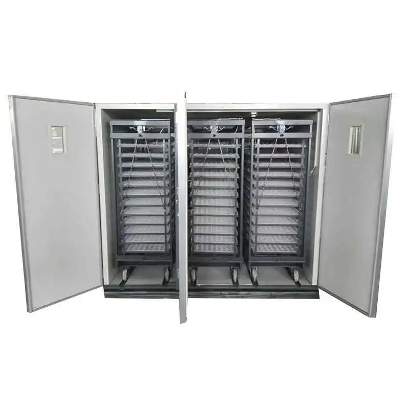 Fully automated medium-sized incubator for chicks and eggs