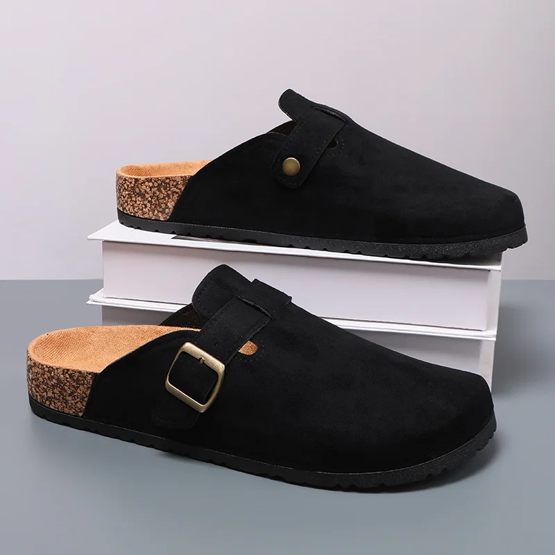 

Men Classic Closed Toe Sandals Hot Sale Breathable Non Slip Outdoor Casual Shoes