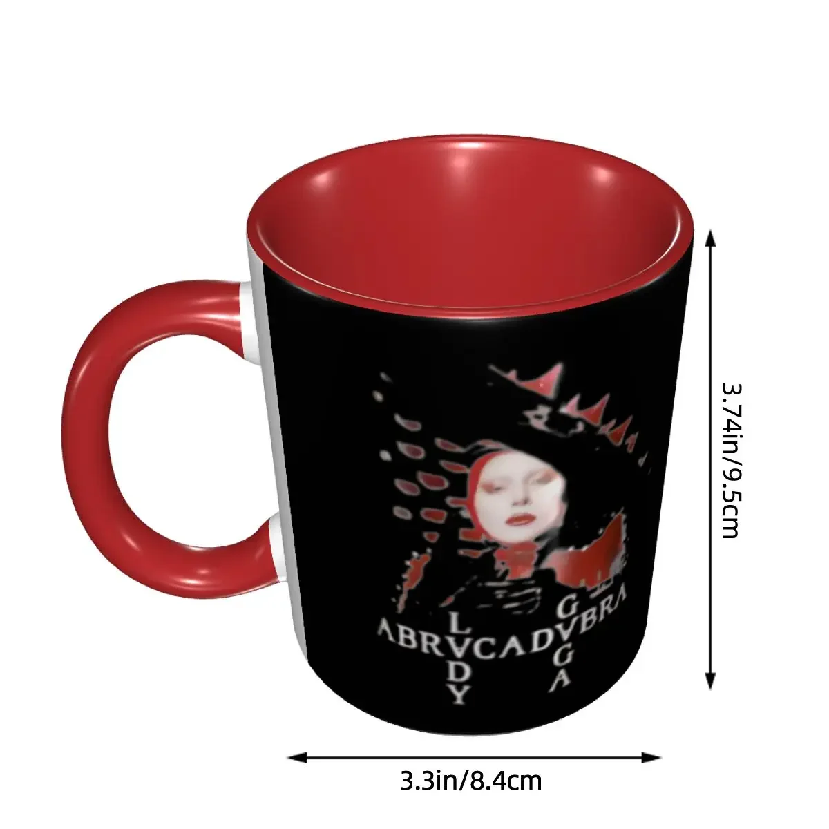 Custom Lady Gaga Mayhem Music Singer Coffee Mug DIY Ceramic Tea Milk Cups