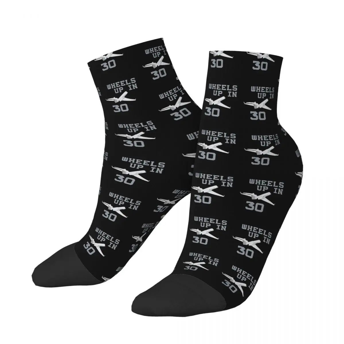 

Wheels Up In 30 Criminal Minds Socks Harajuku Super Soft Stockings All Season Socks Accessories for Unisex Gifts