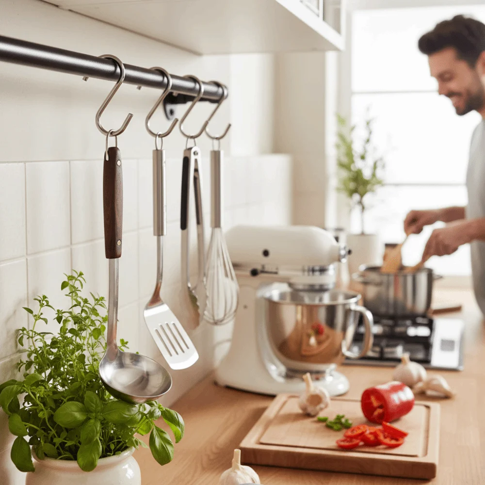 

20PCS Durable Multi-Use S Shaped Hooks Smooth Surface Sturdy Hanging Hooks Space Saving Heavy Duty Metal Hooks Work Shop